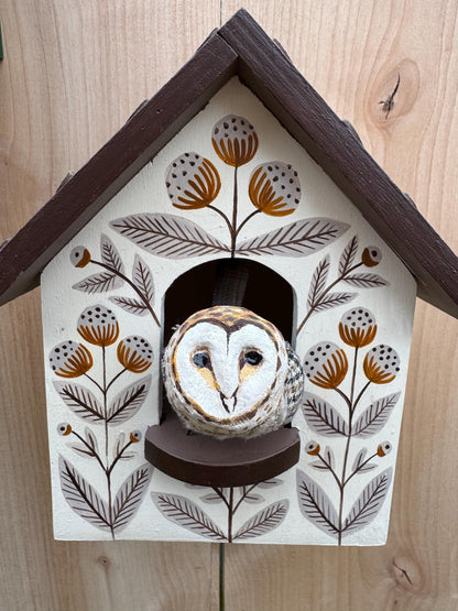 🔥🦉Whimsical Kinetic Art Birdhouse Wall Decor (🔥Same as in the video)