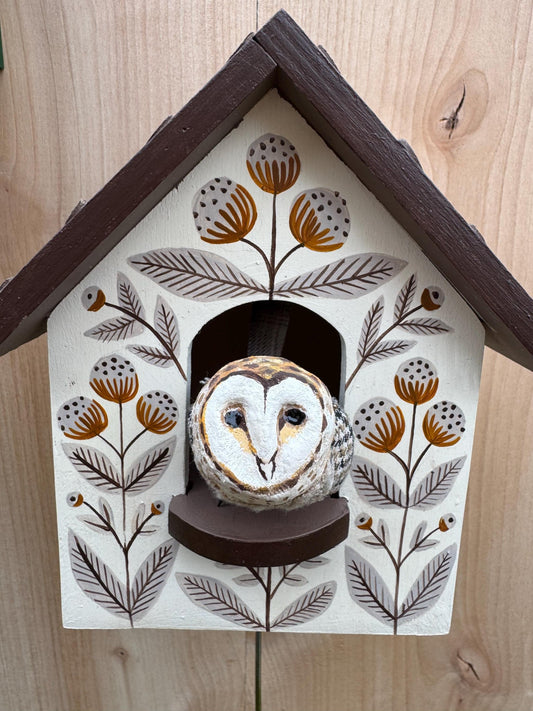 🔥🦉Whimsical Kinetic Art Birdhouse Wall Decor (🔥Same as in the video)