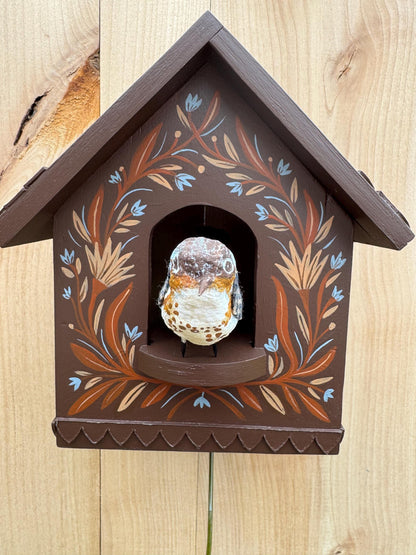 🔥🦉Whimsical Kinetic Art Birdhouse Wall Decor (🔥Same as in the video)