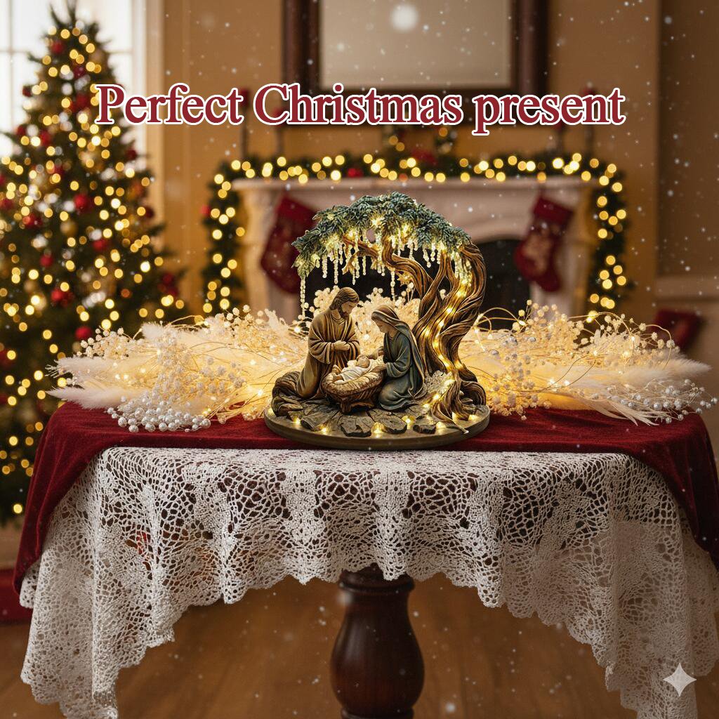 Buy 2 Get 10% OFF& Free Shipping🎄🎁Christmas Nativity Scene Decorative Figurine