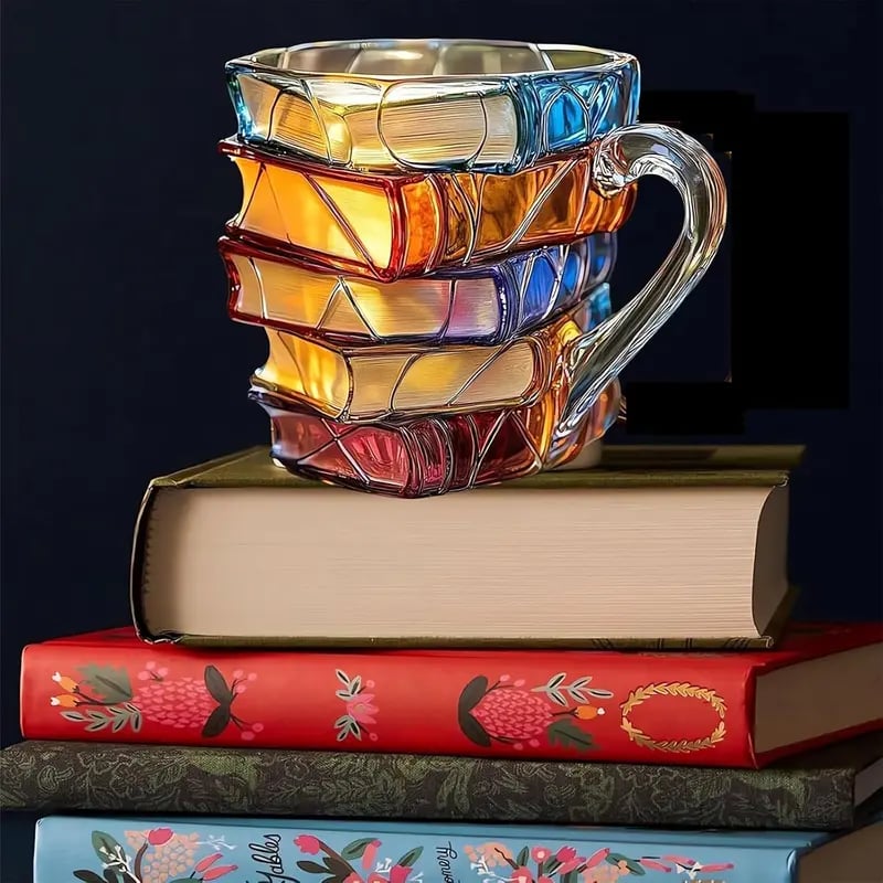 🔥Christmas Discount 49% Off🎄Ceramic Innovative 3D Painting Book Mug