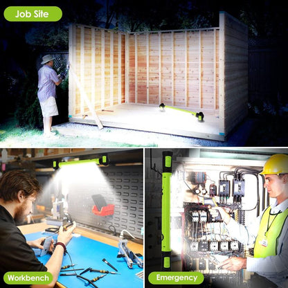 3000LM Work Light Flashlight, 5200mAh Rechargeable Underhood Lighting