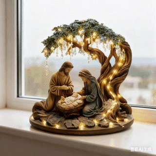Buy 2 Get 10% OFF& Free Shipping🎄🎁Christmas Nativity Scene Decorative Figurine