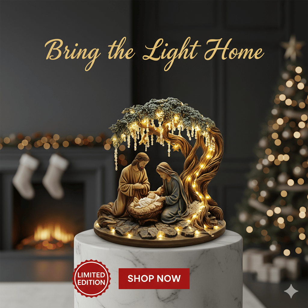 Buy 2 Get 10% OFF& Free Shipping🎄🎁Christmas Nativity Scene Decorative Figurine