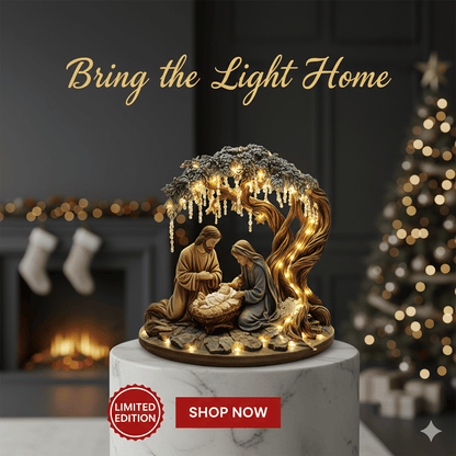 Buy 2 Get 10% OFF& Free Shipping🎄🎁Christmas Nativity Scene Decorative Figurine