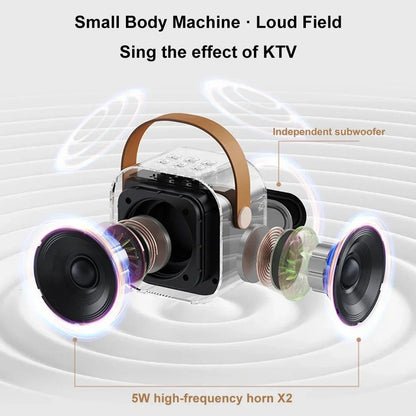 🔥🔥Mini Karaoke Machine with Wireless Microphones🎵