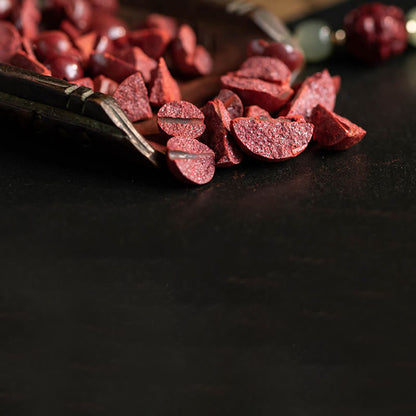 Natural Cinnabar Chinese Zodiac Hetian Jade Fu Character Luck Rope Bracelet