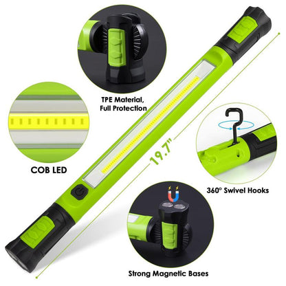 3000LM Work Light Flashlight, 5200mAh Rechargeable Underhood Lighting