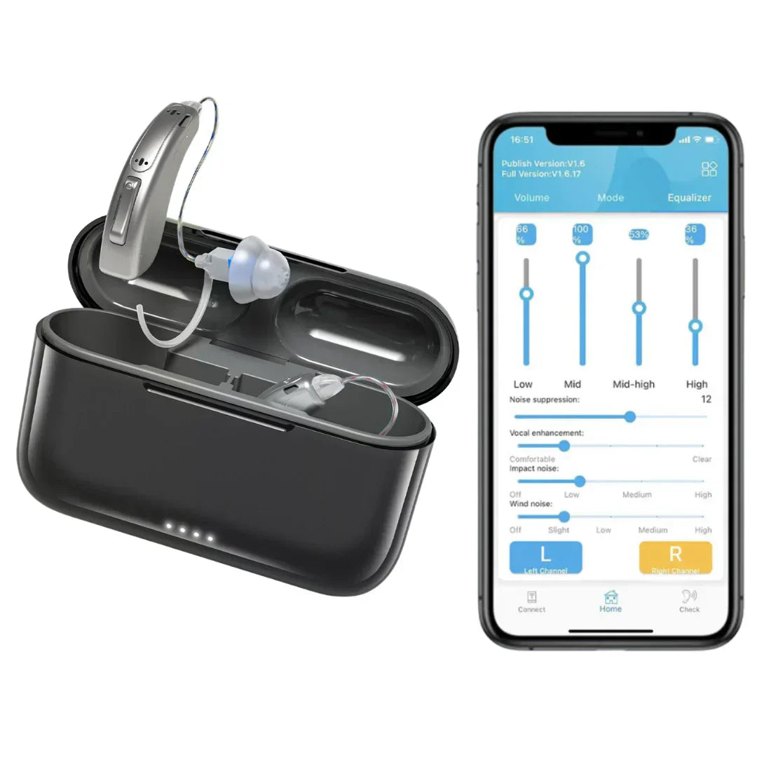 NESLEMY™ Smart, Self-Fitting Bluetooth Hearing Aids (App Controlled)